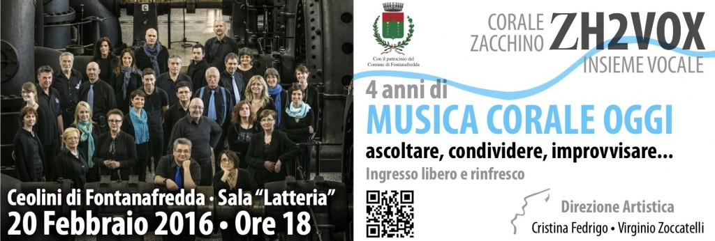 4 anni di Musica Corale oggi ZH2VOX 2016